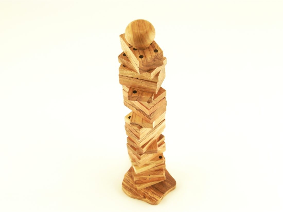 Olivewood Dominoes