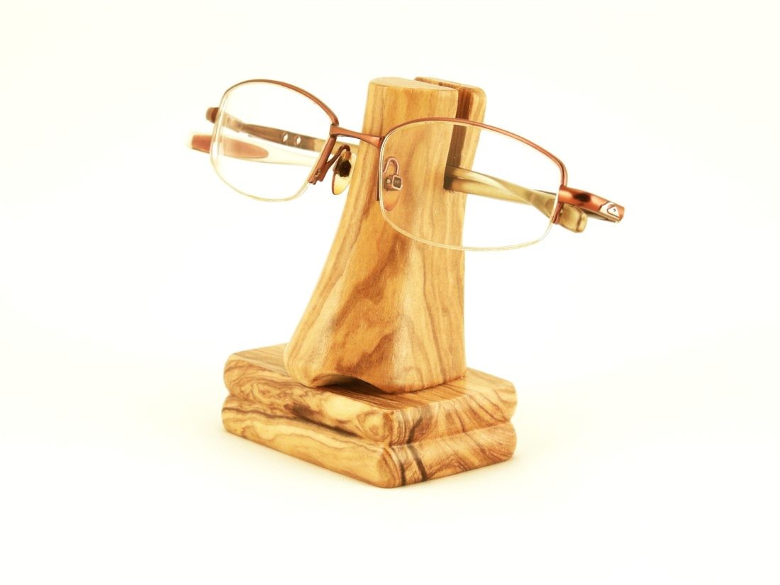 Olivewood Nose Reading Spectacles Holder