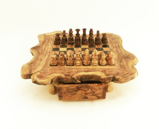 Olivewood chessboard natural 2