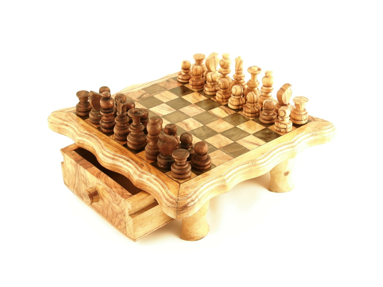 Olivewood Chessboard Finished Square.