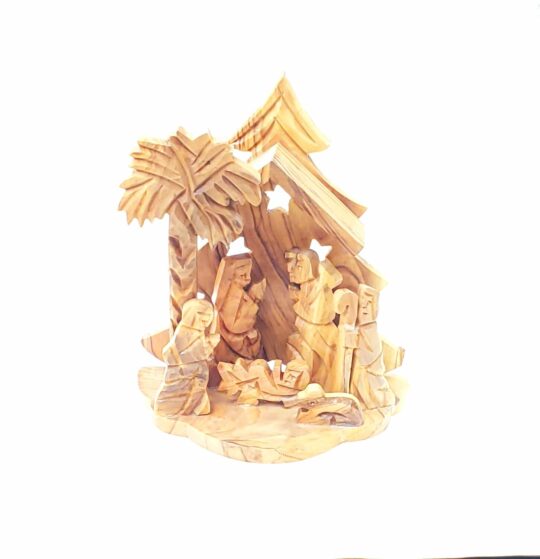 Handcrafted Olivewood Christmas Mini Nativity Theme